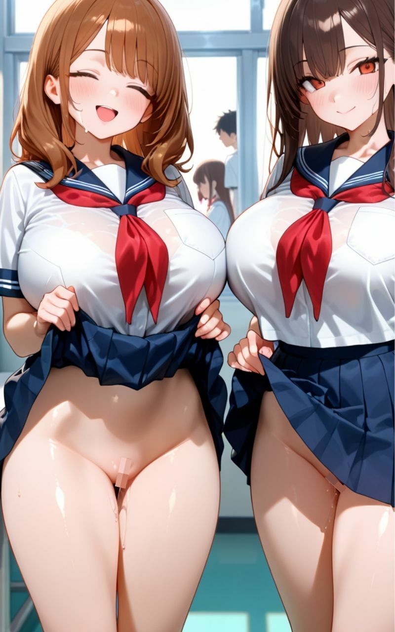 つるつる  マ〇コを見せつけられた僕は女の子たちをクンニで翻弄したらパイパンが好きになっちゃった件 - サンプル画像 4