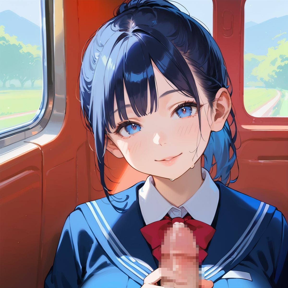 痴●で発情しちゃった巨乳女子校生02 - サンプル画像 4