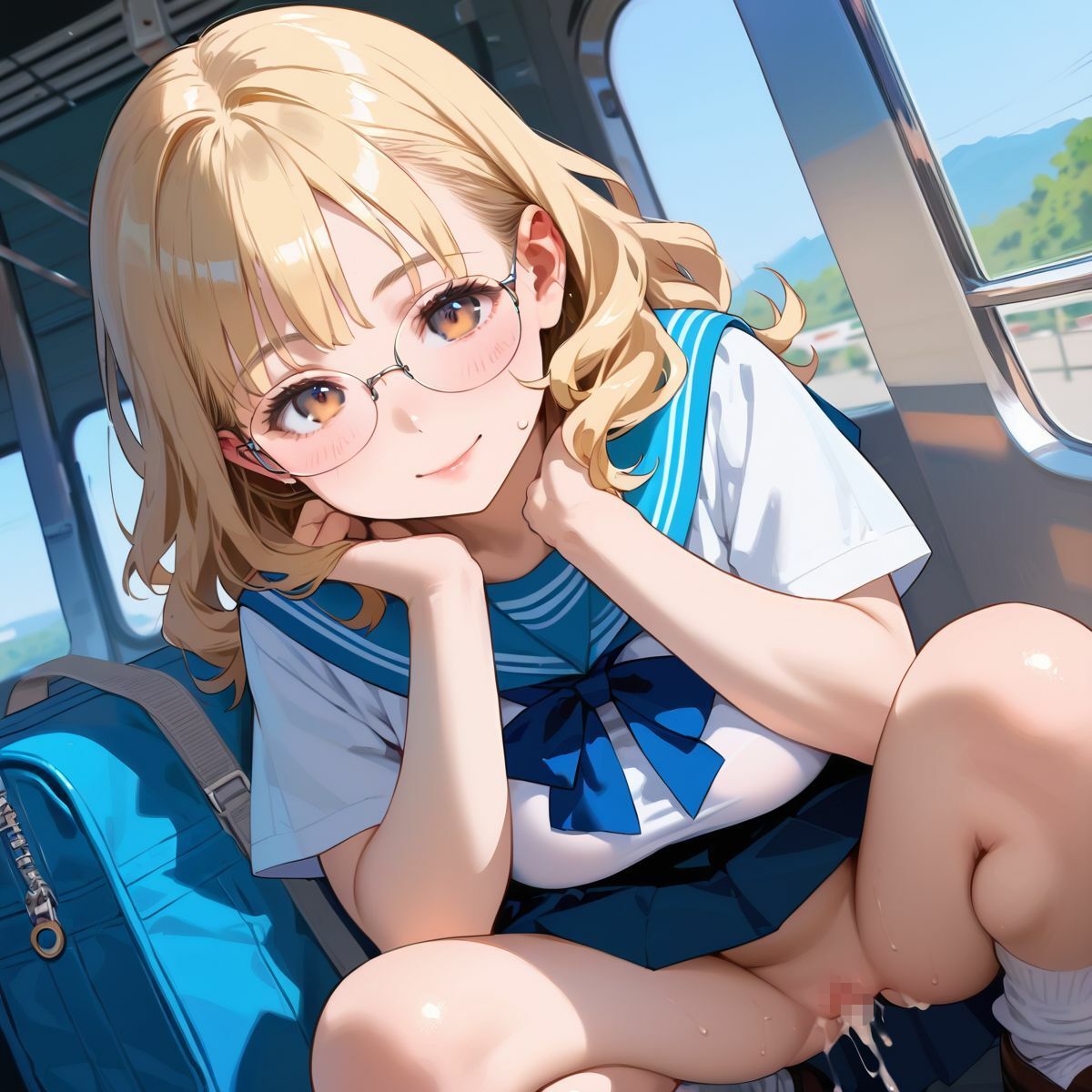 痴●で発情しちゃった巨乳女子校生03 - サンプル画像 5