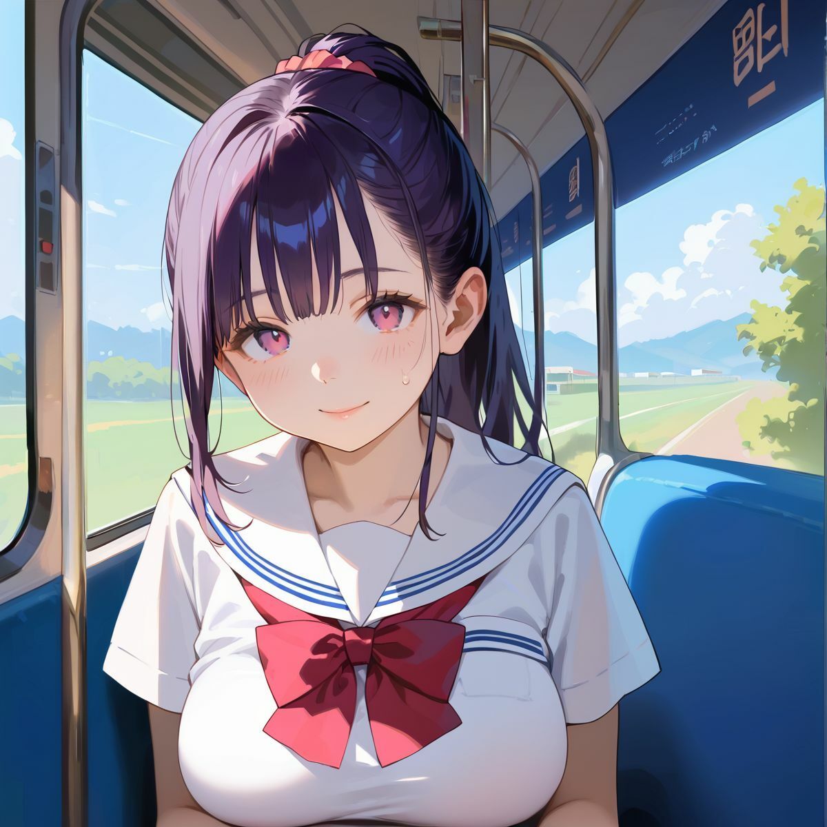 痴●で発情しちゃった巨乳女子校生04 - サンプル画像 7