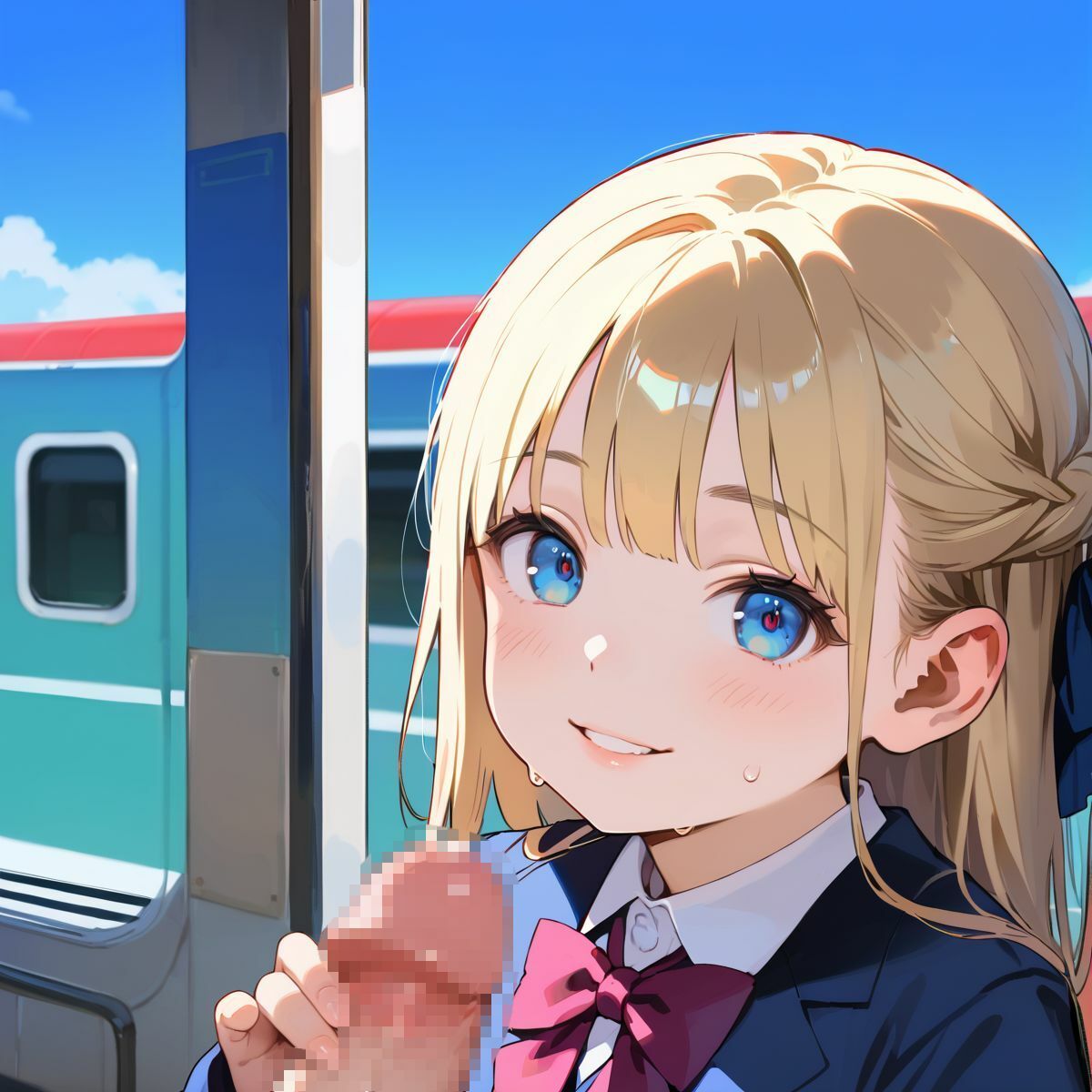 痴●で発情しちゃった巨乳女子校生06 - サンプル画像 10