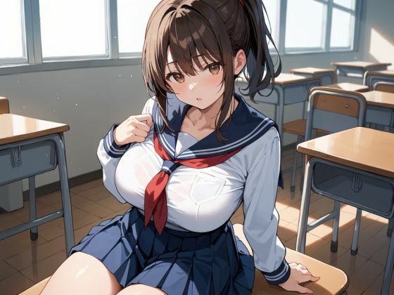 淫乱学園  クラスの肉便器ちゃん - サンプル画像 1
