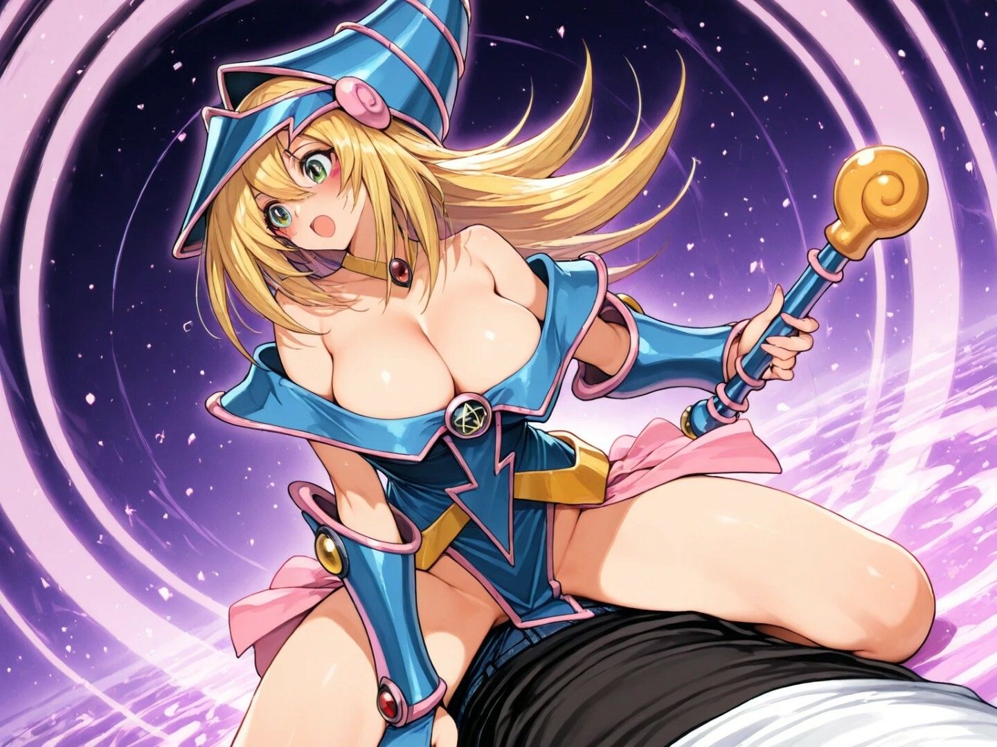 ブ〇ックマジシャンガールとイチャラブHイラスト集 - サンプル画像 7