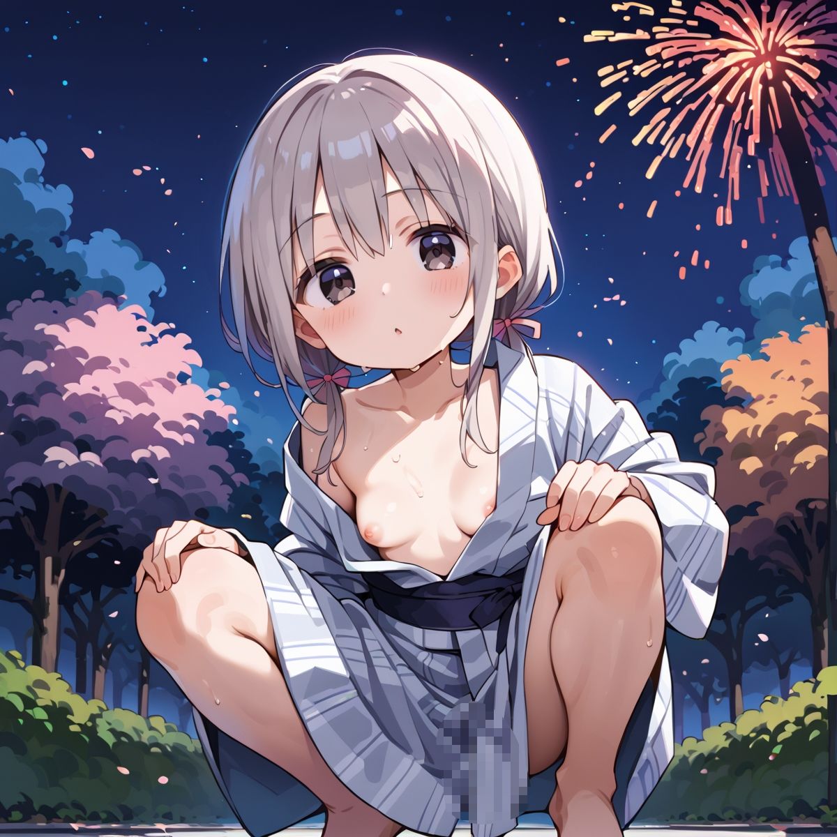 淡い夏の思い出ー濡れた花びらが空に開くーscene.2 - サンプル画像 5