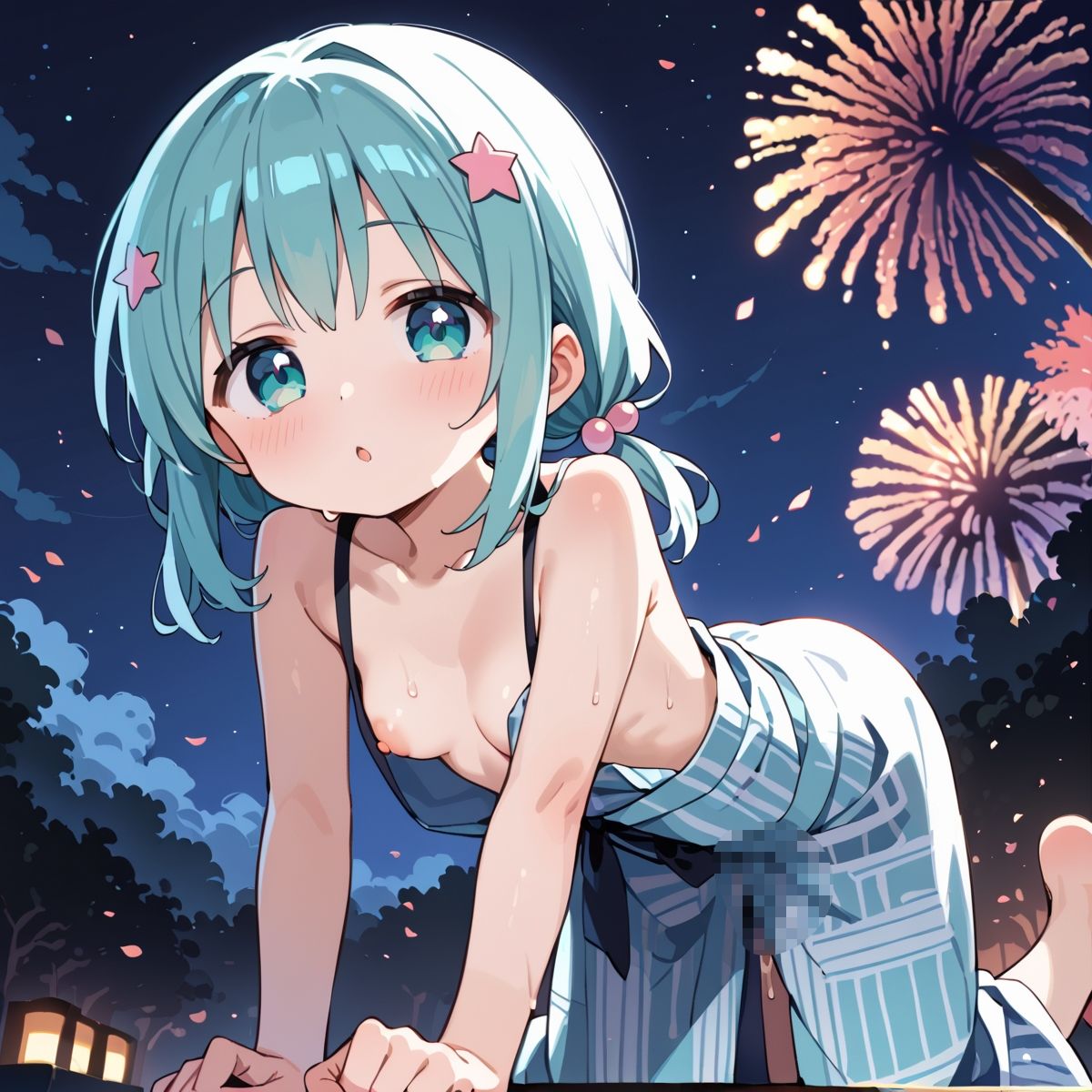 淡い夏の思い出ー濡れた花びらが空に開くーscene.2 - サンプル画像 6