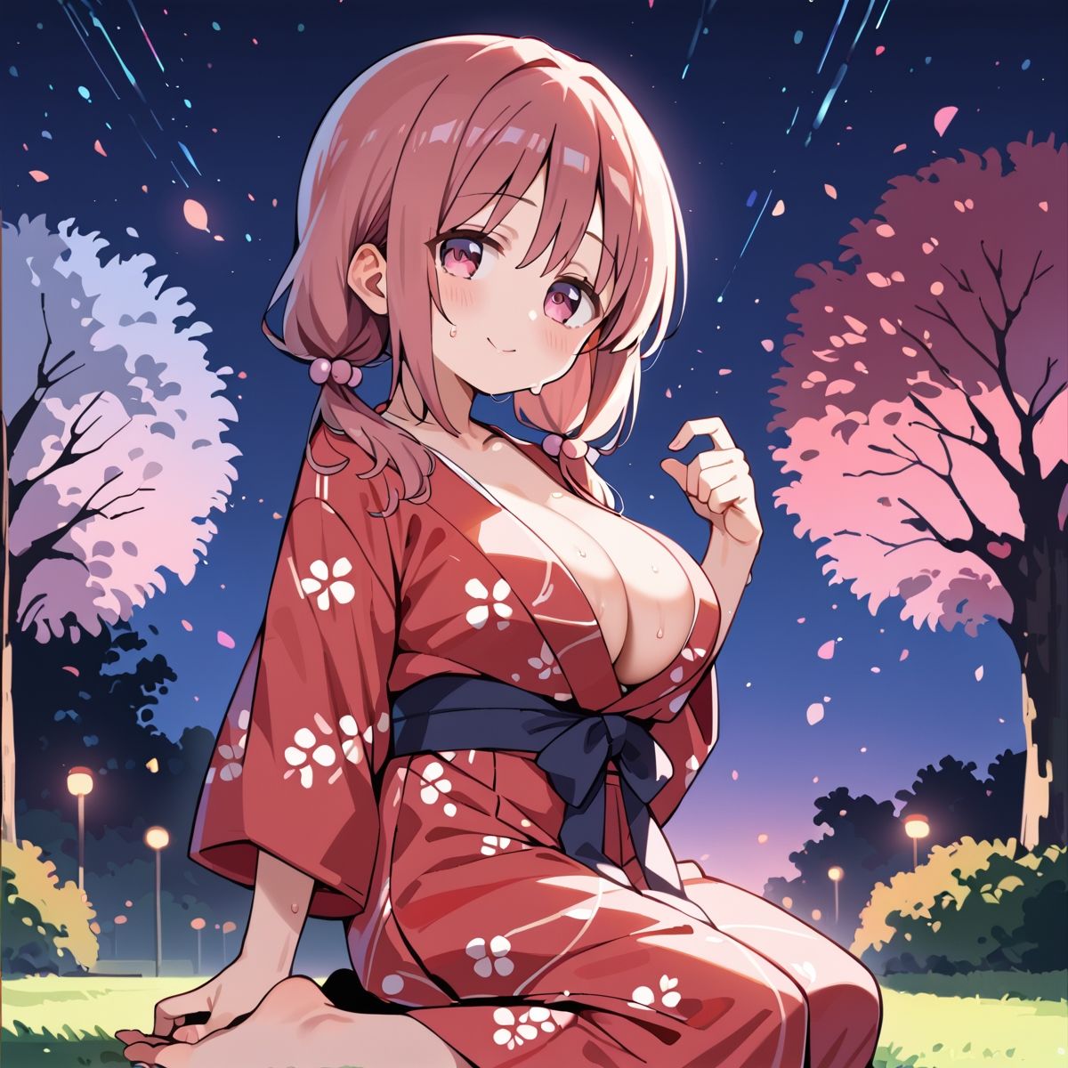 淡い夏の思い出ー濡れた花びらが空に開くーscene.4 - サンプル画像 2