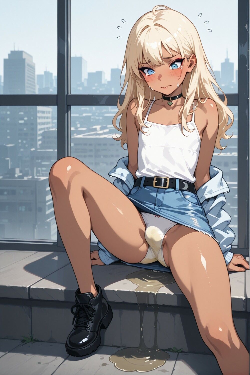 男の娘ギャルのおしっこレコード - サンプル画像 1