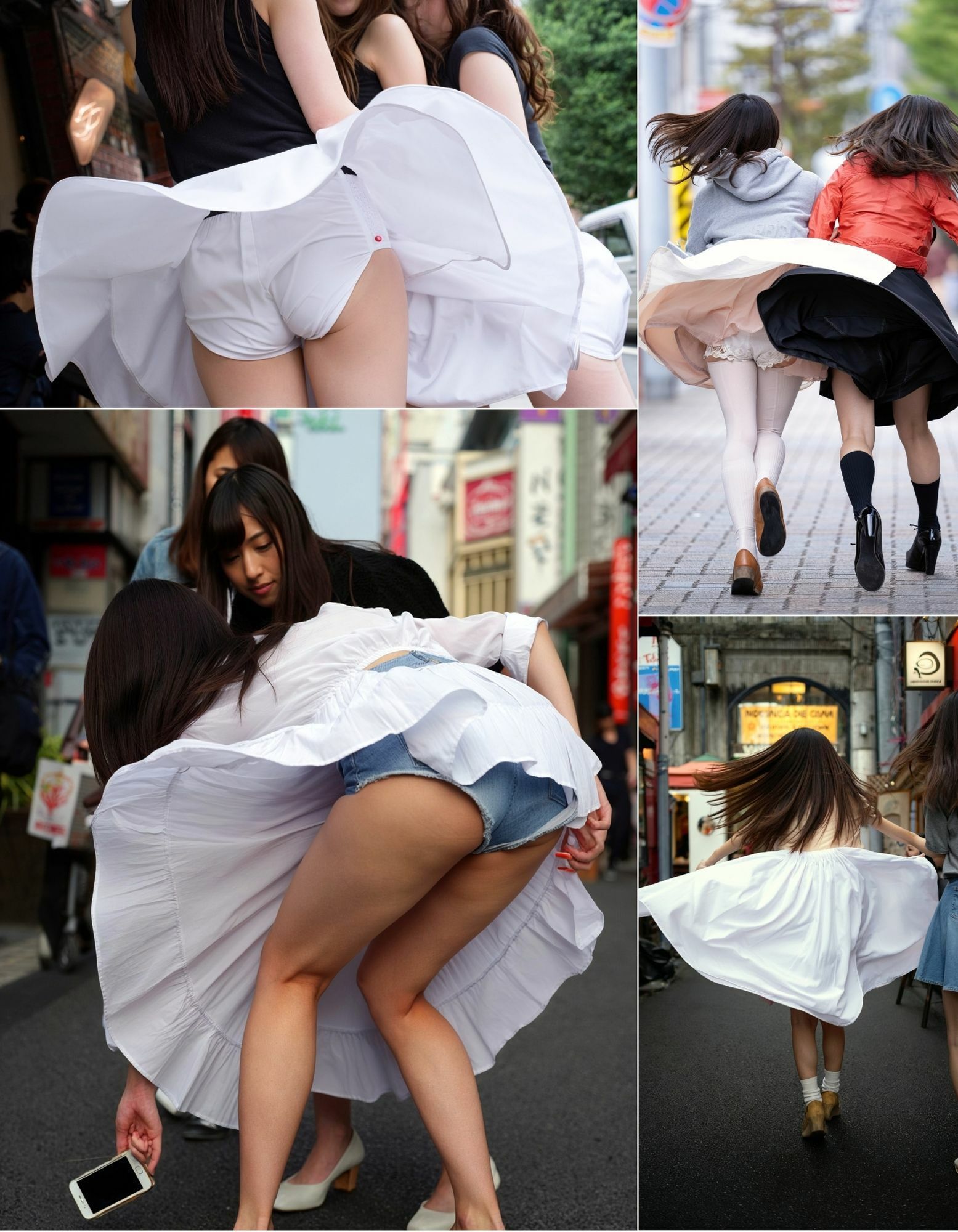 風パンチラ - サンプル画像 4