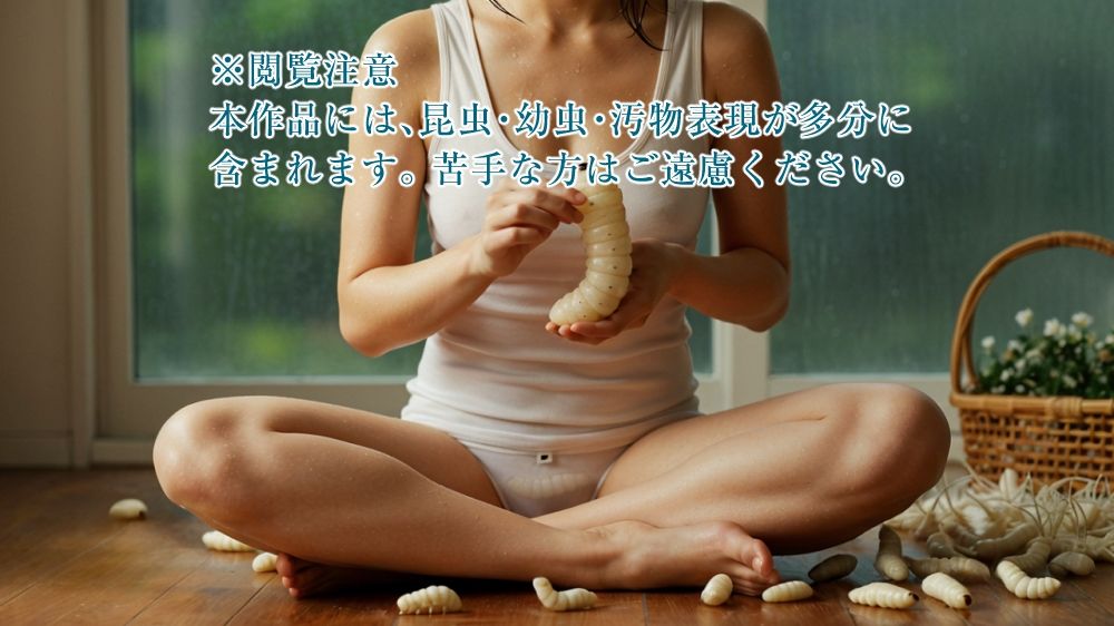 濡れた衣に蟲の蠢き  AI画像165枚 / 動画16本 - サンプル画像 1