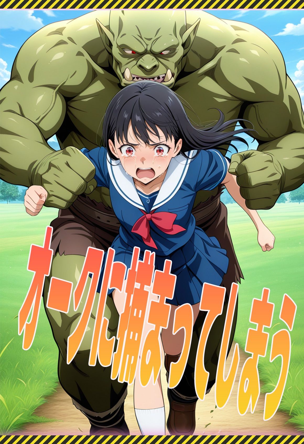 迷い込んだJKは、森でオークに拾われました。 - サンプル画像 2