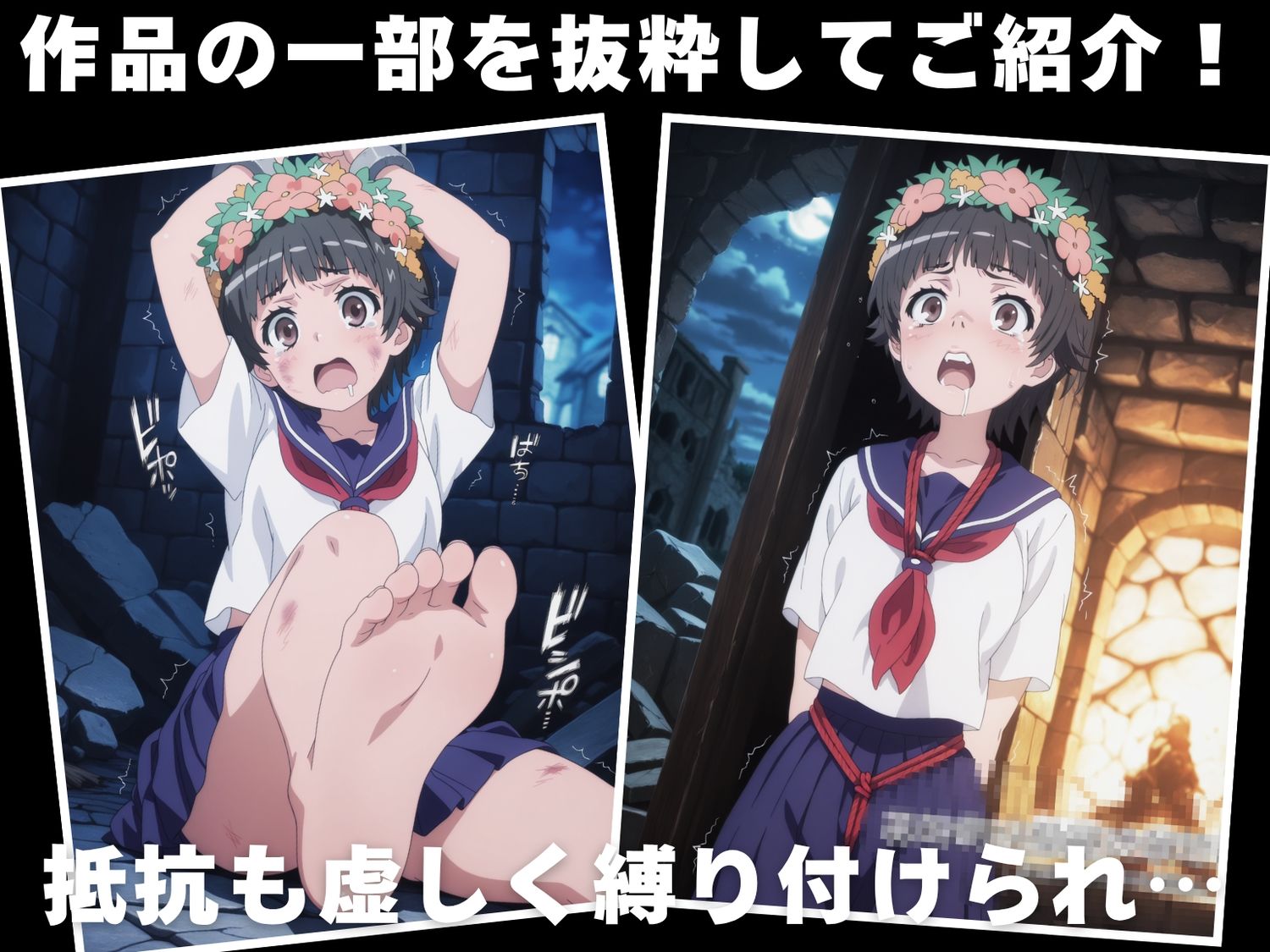 【調教・拘束・触手】初● 飾利 - サンプル画像 1