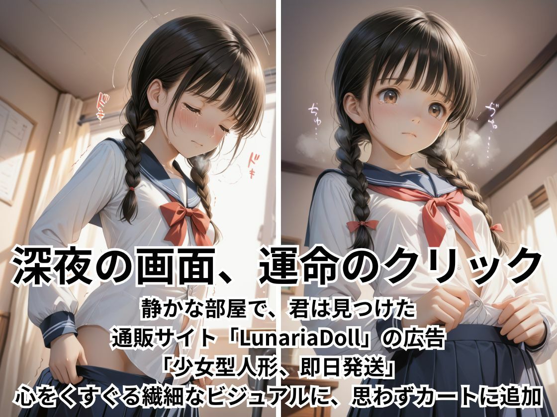 人形少女  届いたのは、ただの人形ではない - サンプル画像 1