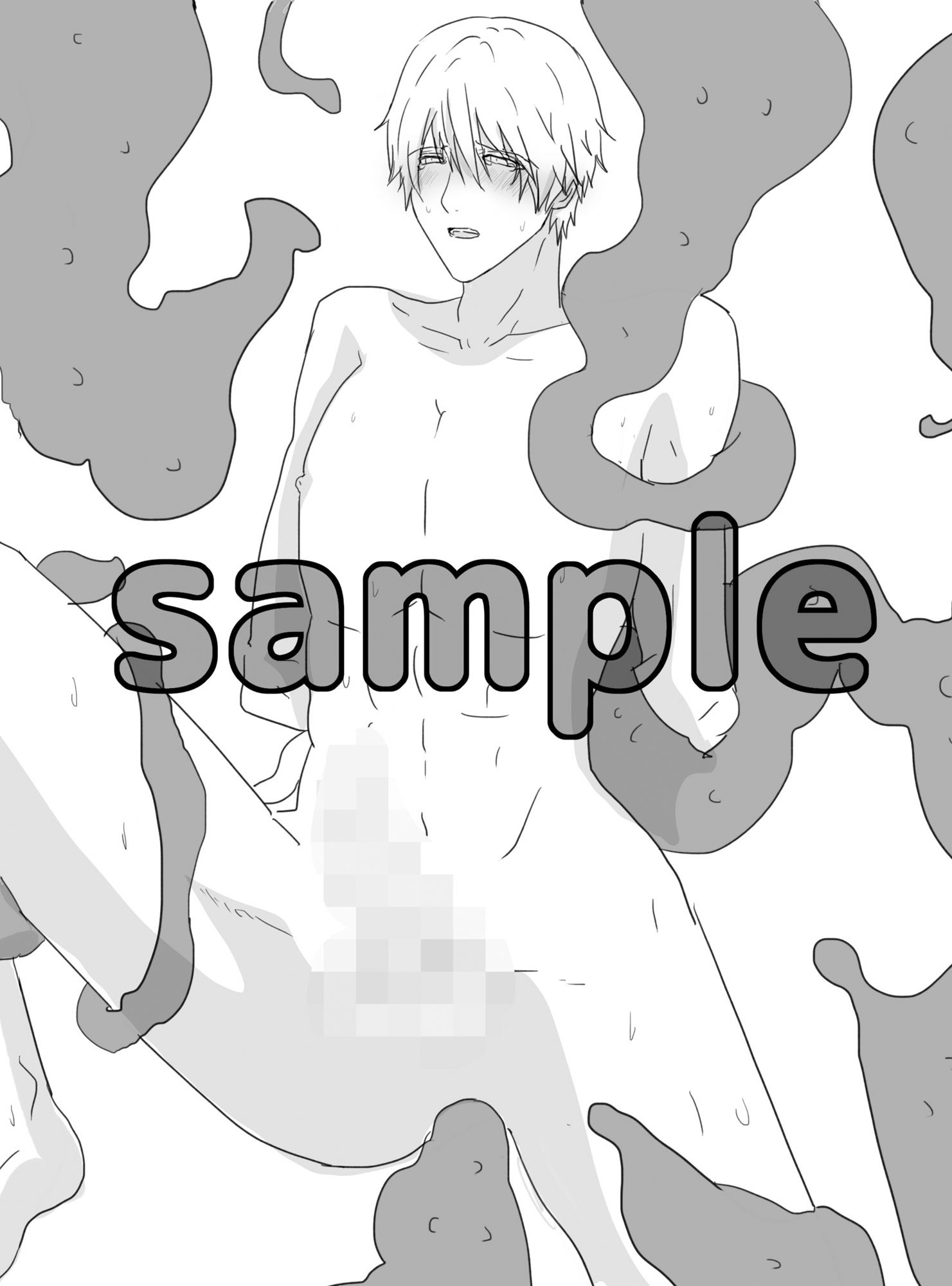 異形×BLラフ絵集 - サンプル画像 1