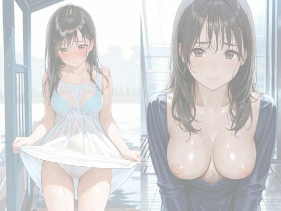 びしょ濡れ美女図鑑 ＃8 ワンピース編 - サンプル画像 4