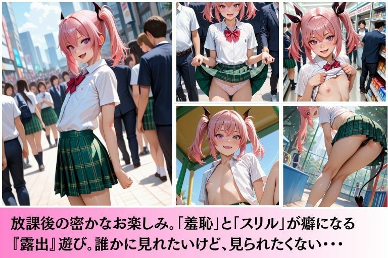 放課後露出  ナナ・ア●タ・デビルーク編 - サンプル画像 1