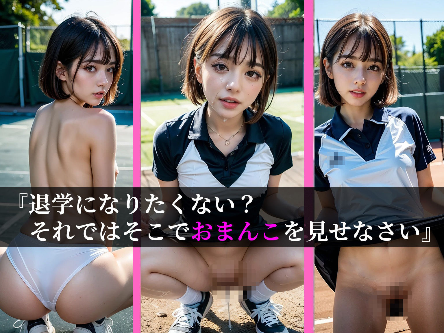 校長先生には逆らえないテニス部女子 - サンプル画像 3