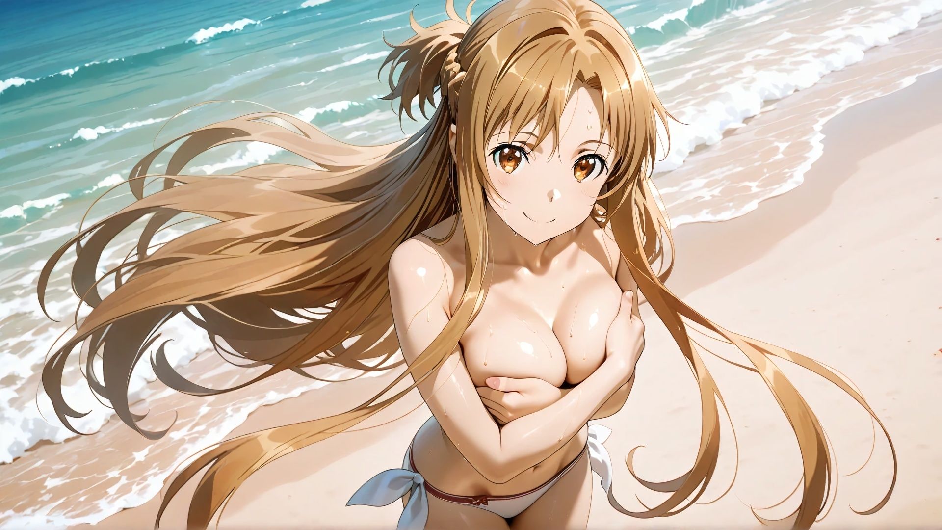 ア〇ナさんビーチにて - サンプル画像 3