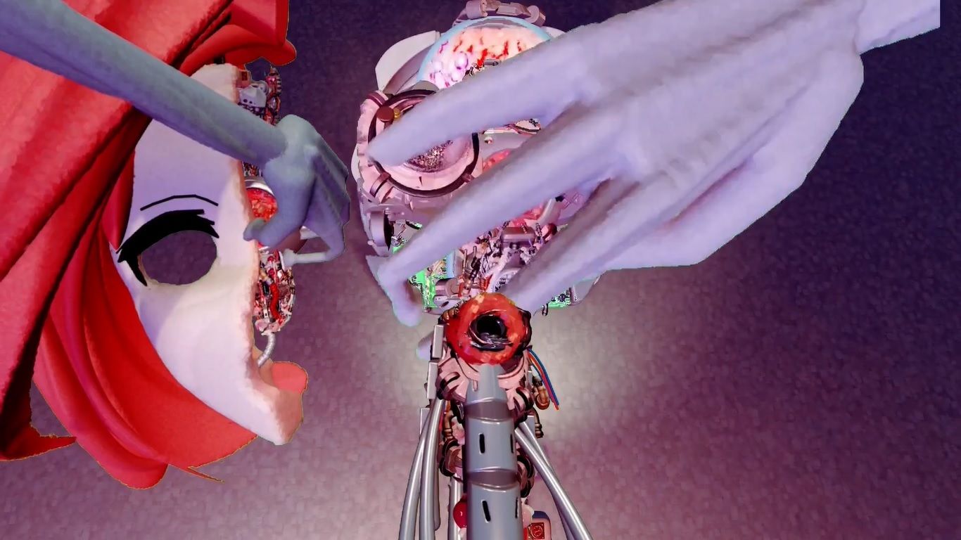 頭部を分解されるマシンガールズ - サンプル画像 1