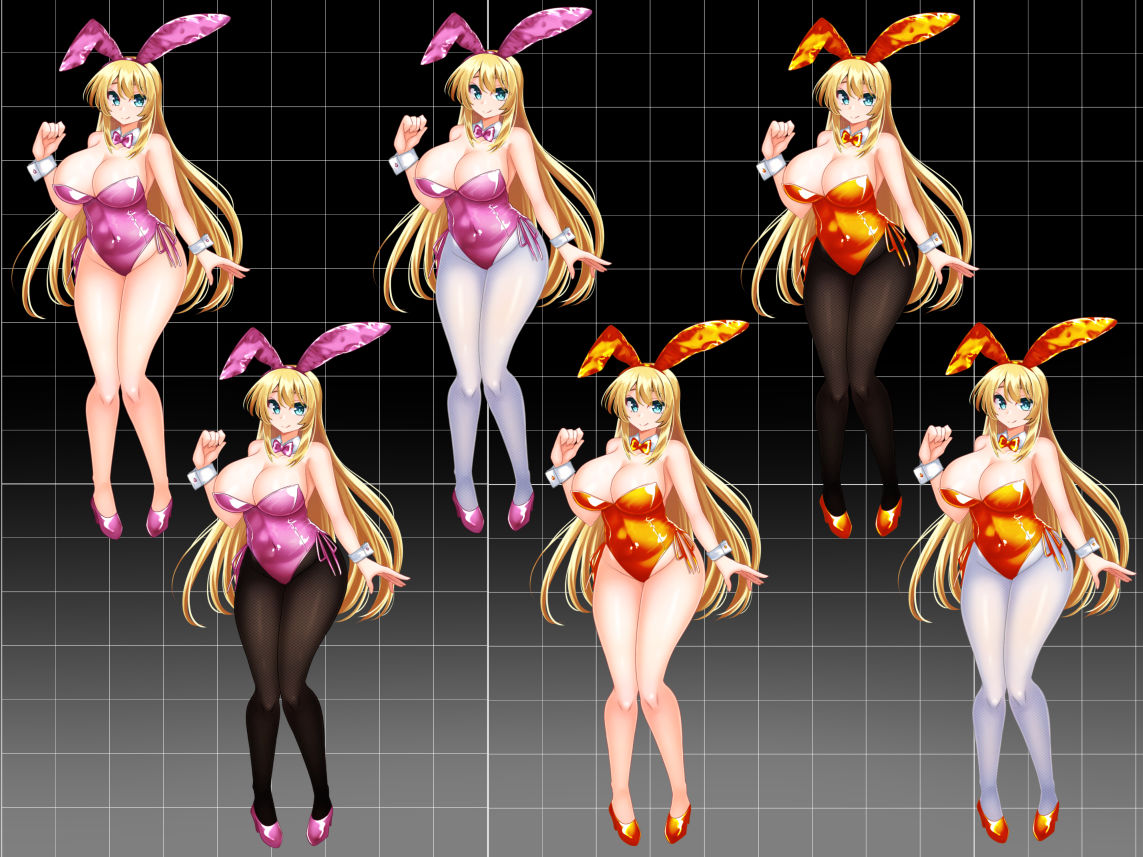 【立ち絵素材】カラーバニーガール - サンプル画像 5