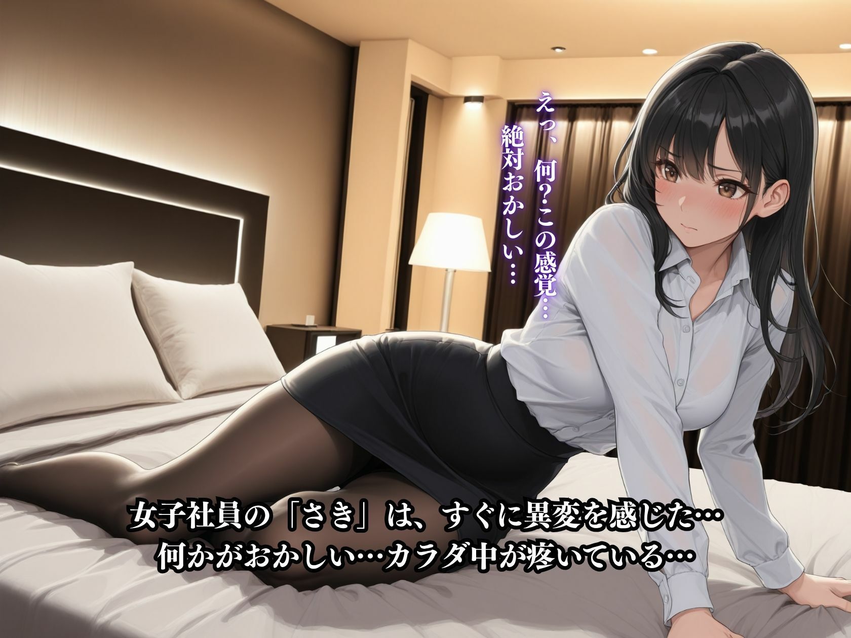 キモくて嫌いな上司と出張先で相部屋に - サンプル画像 4