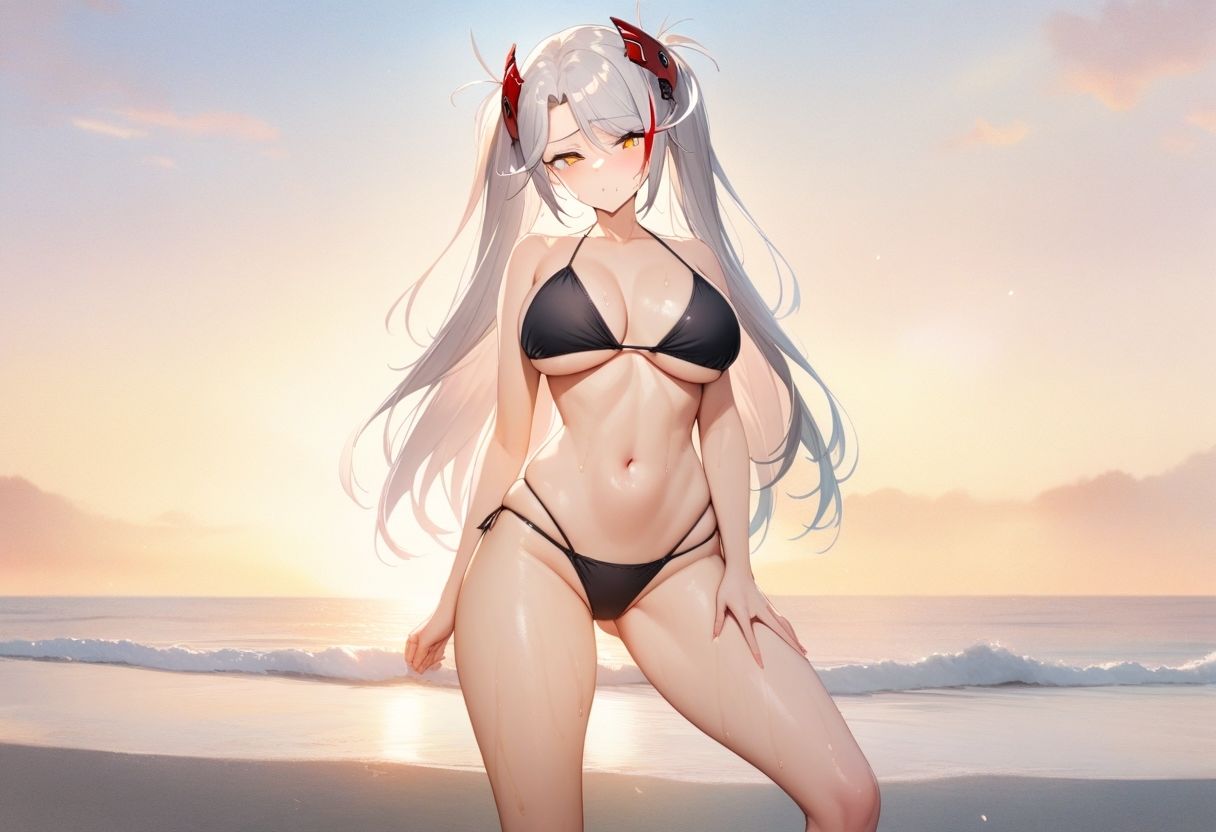 アズ◯ルレ◯ン  プリ◯ツ・オイ◯ングラビア画像集 - サンプル画像 4