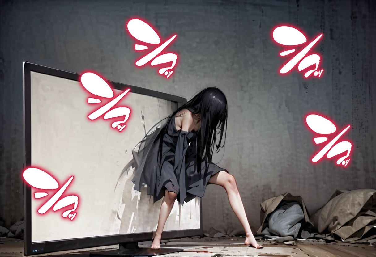 足パパがイク！  呪いのビデオ編 - サンプル画像 4