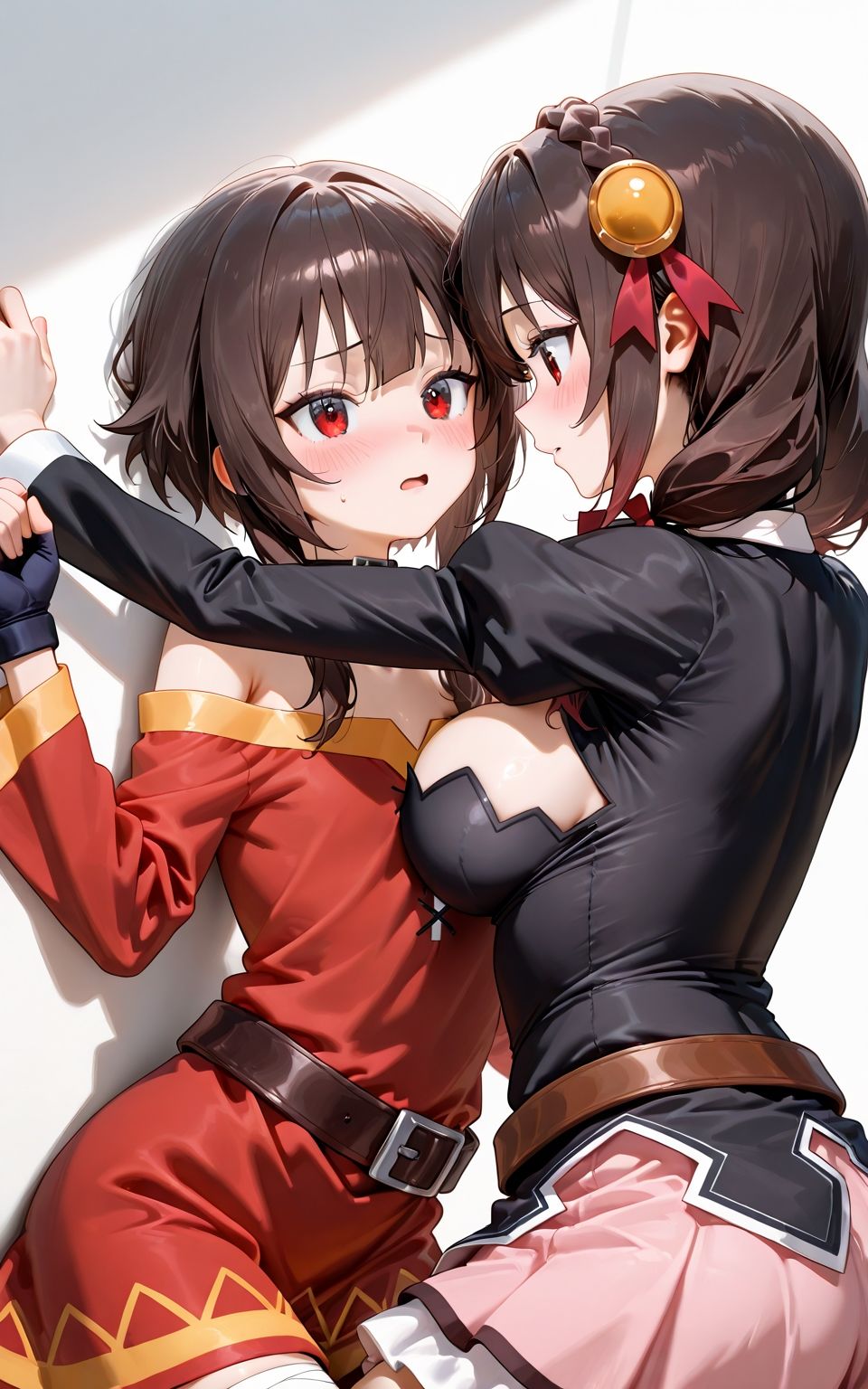 ゆ〇ゆん「キスってどんな感じなのかな？」め〇みんとお試し百合エッチして、カ〇マさんと3Pして精子の味を覚えました。 - サンプル画像 2