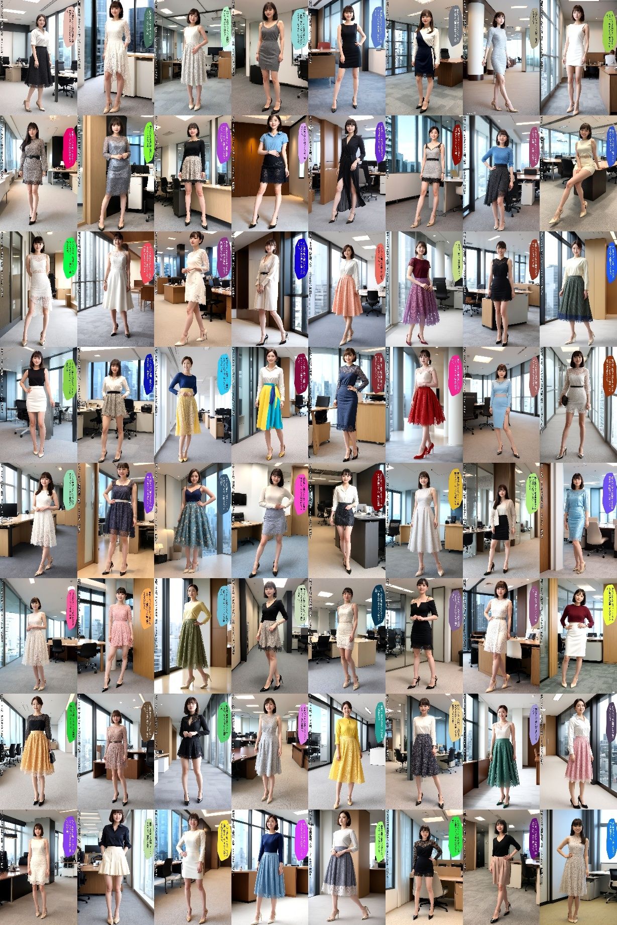 ドS長身OLの生脚パンプス挑発 vol.2 - サンプル画像 9