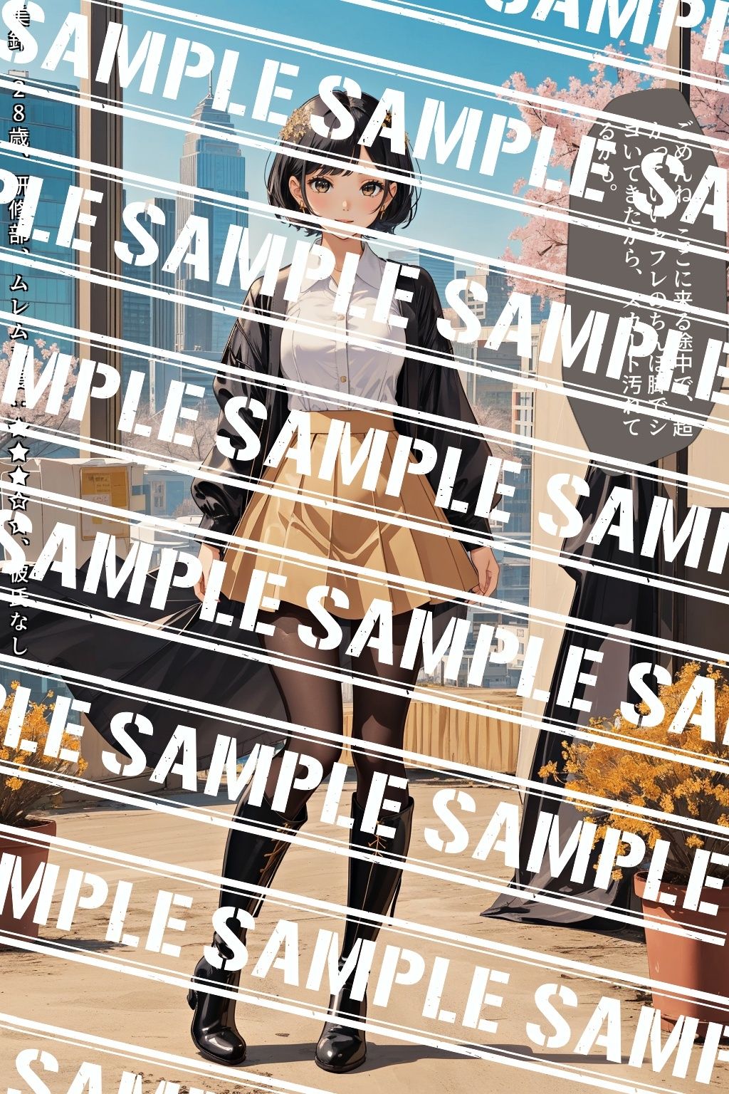 黒ストブーツ、私の脚にひざまずけ vol.4 - サンプル画像 5