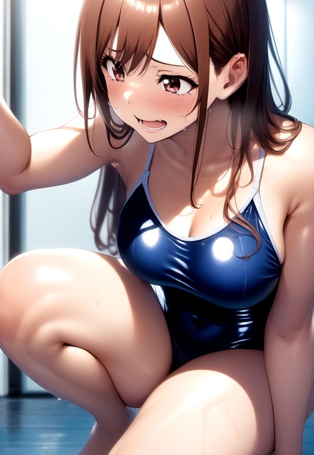 女子校生に蹴られるだけ 格闘女子天崎美姫とスクール水着な日々2 - サンプル画像 2