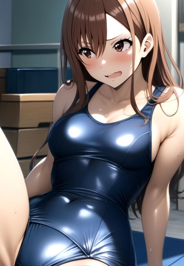 女子校生に蹴られるだけ 格闘女子天崎美姫とスクール水着な日々2 - サンプル画像 5