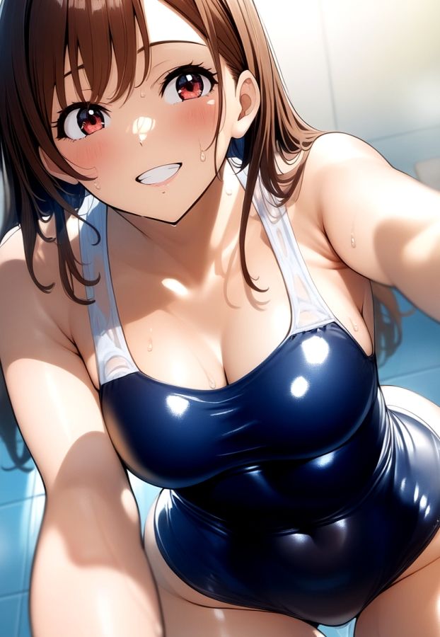 女子校生に蹴られるだけ 格闘女子天崎美姫とスクール水着な日々2 - サンプル画像 7