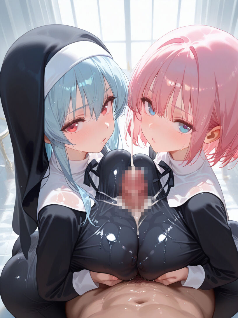 巨乳シスターとハーレムエッチ2 - サンプル画像 6