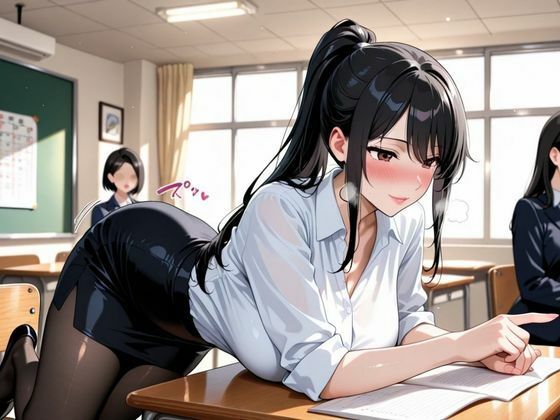 寝取られ新任教師 〜教え子に抱かれ人妻は堕ちる〜 - サンプル画像 3