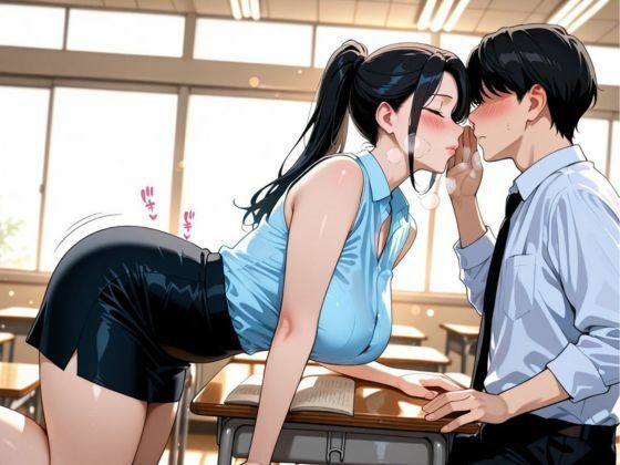 寝取られ新任教師 〜教え子に抱かれ人妻は堕ちる〜 - サンプル画像 7