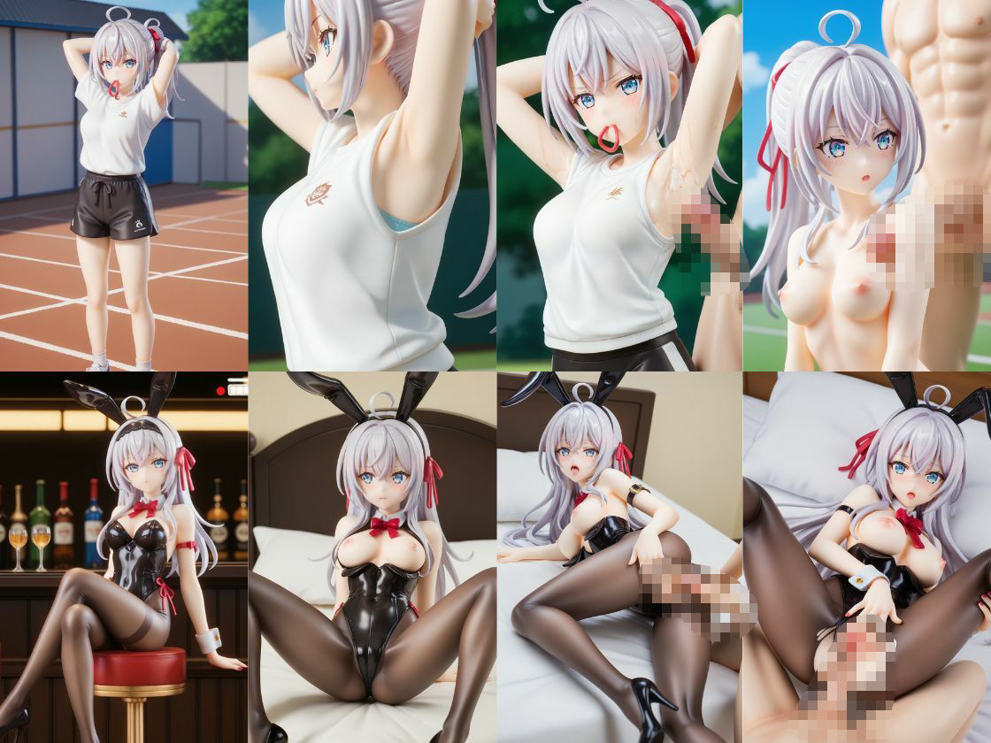 ア〇リャ フィギュア風イラストコレクション - サンプル画像 2