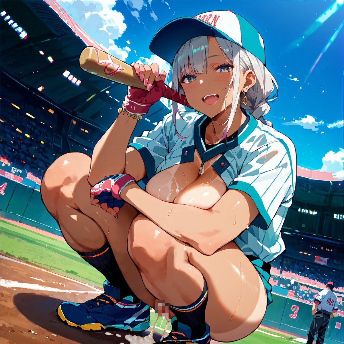 黒ギャル中出しベースボール！【厳選385枚収録】Vol.1 - サンプル画像 8