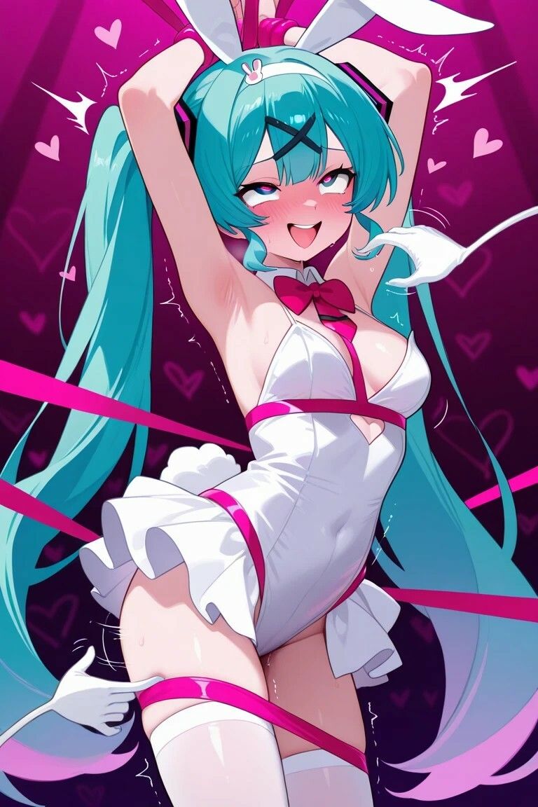 ラビットホール初音ミクがえっちないたずらされまくる写真集 - サンプル画像 2