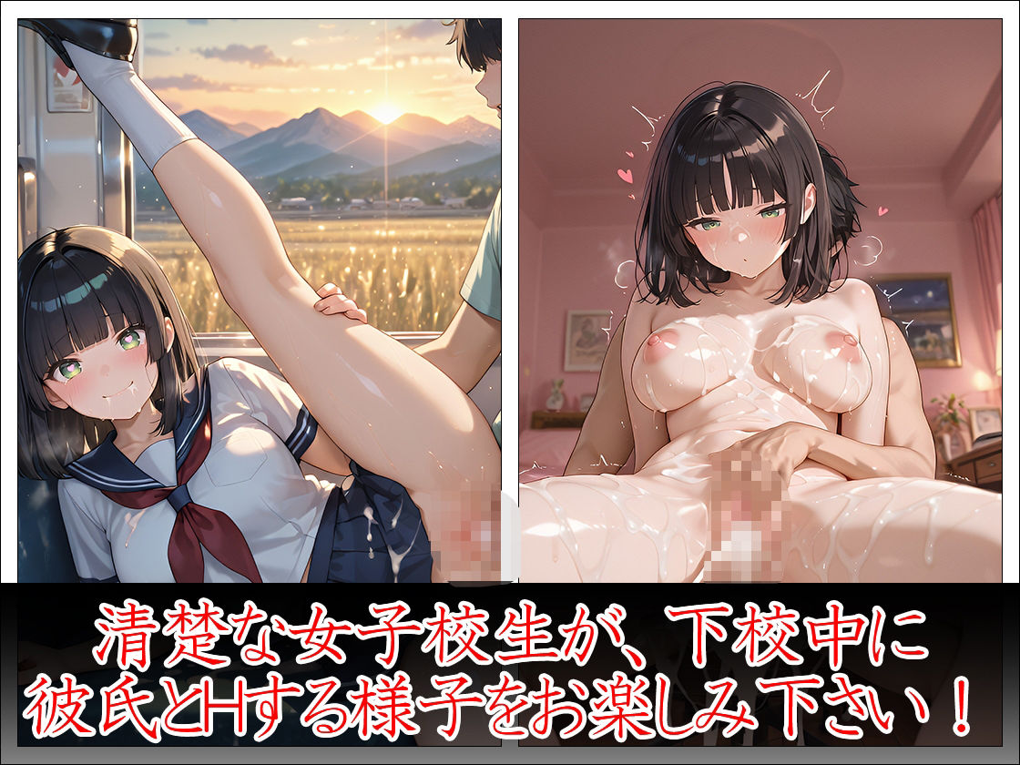 清楚女子の下校エッチ - サンプル画像 10