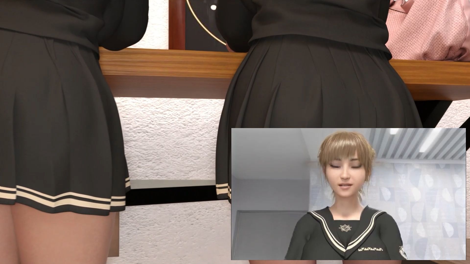 【▲100●100】生徒会長 一ノ瀬廻里・県警からの事情聴取で、自らの盗撮被害動画の確認を強いられる:Vol.R002『電車内での痴●被害の猥談中にスカート内を盗撮される』 - サンプル画像 2