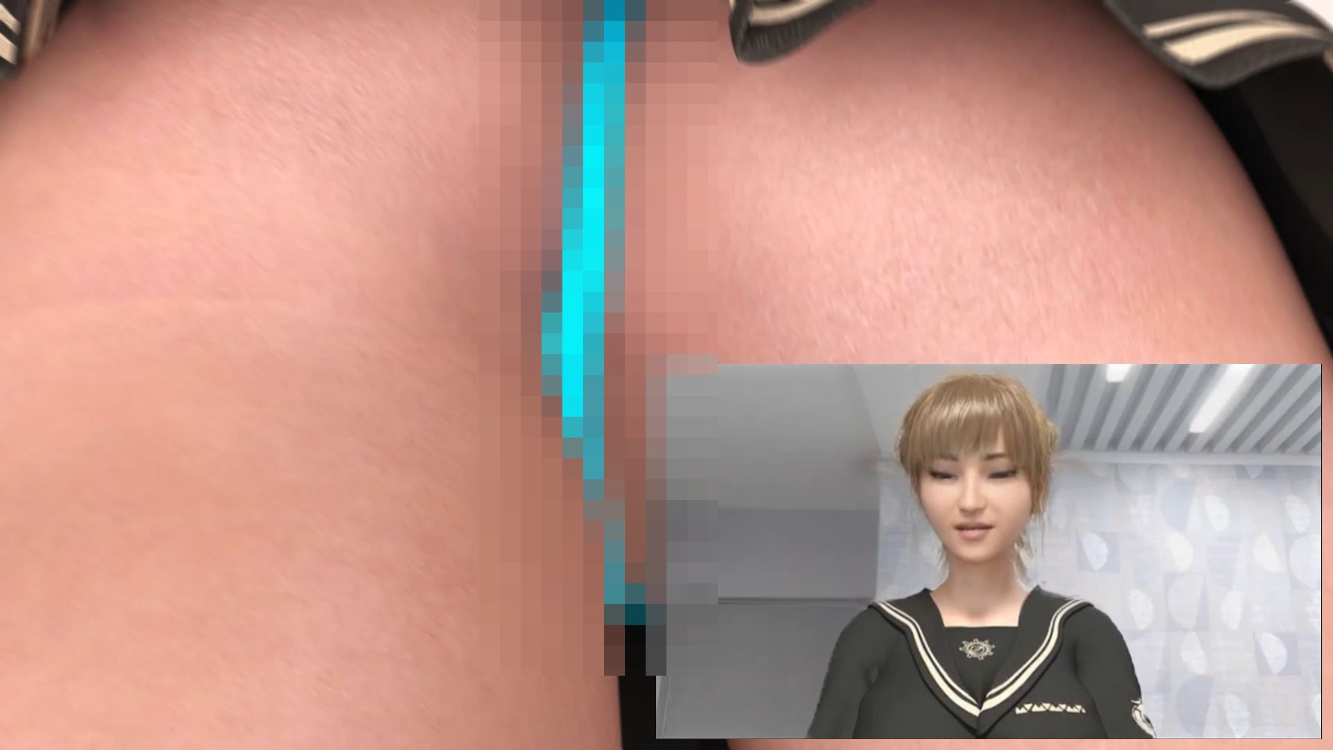 【▲100●100】生徒会長 一ノ瀬廻里・県警からの事情聴取で、自らの盗撮被害動画の確認を強いられる:Vol.R002『電車内での痴●被害の猥談中にスカート内を盗撮される』 - サンプル画像 4