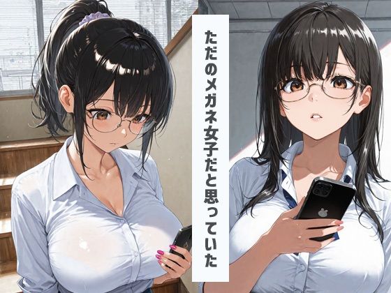 クラスメイトのメガネ女子だけど脱いだらすごい爆乳燃えだった - サンプル画像 1