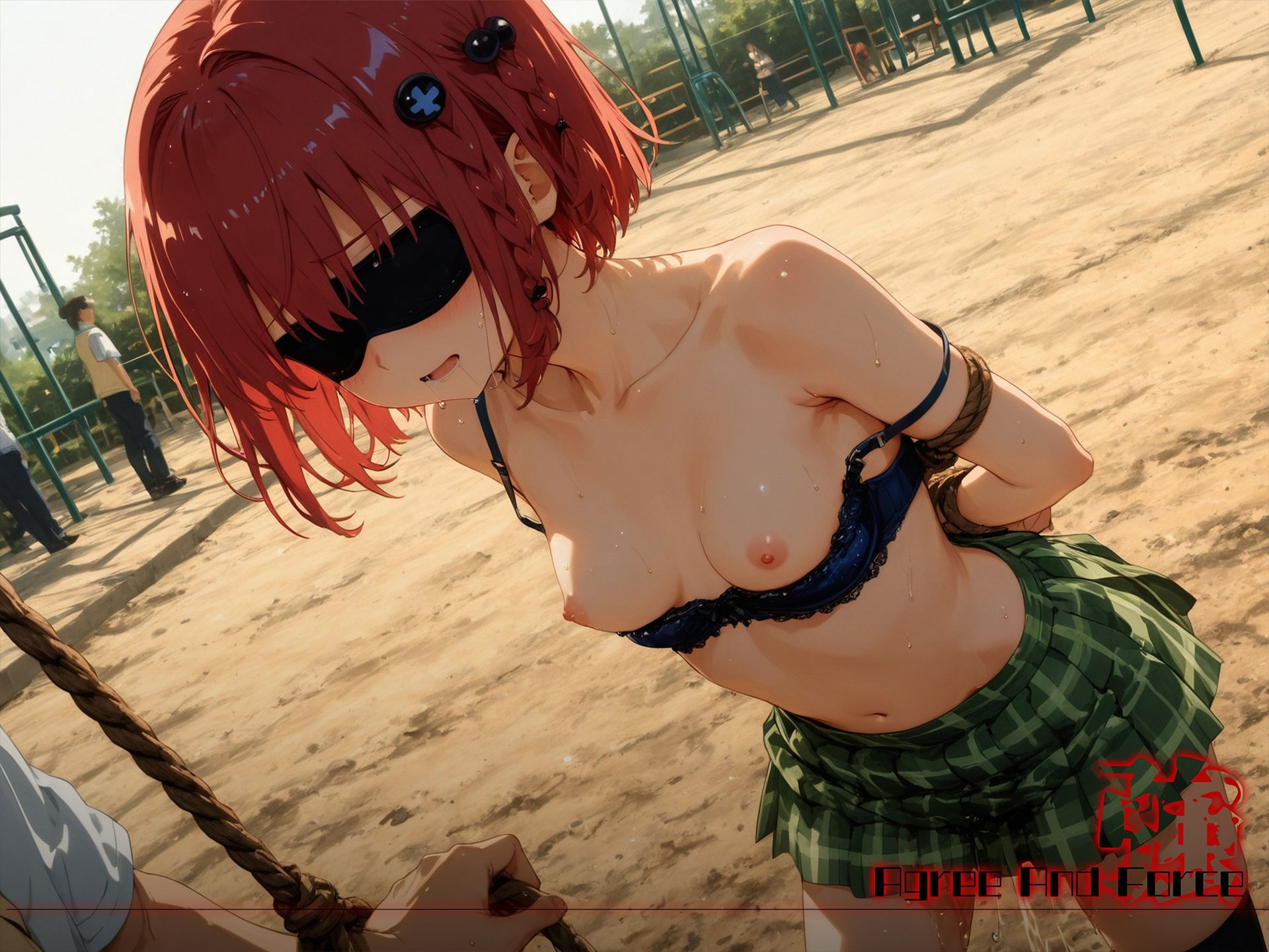 和と強 -学園とらぶる- 黒●芽亜 - サンプル画像 8