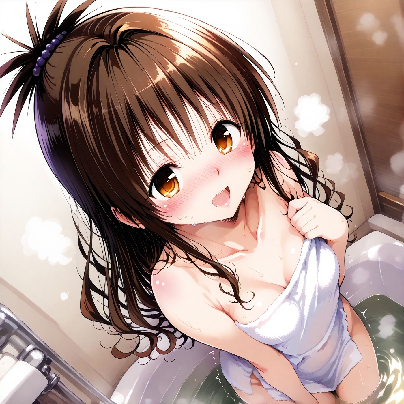 結○美柑とお風呂で - サンプル画像 2