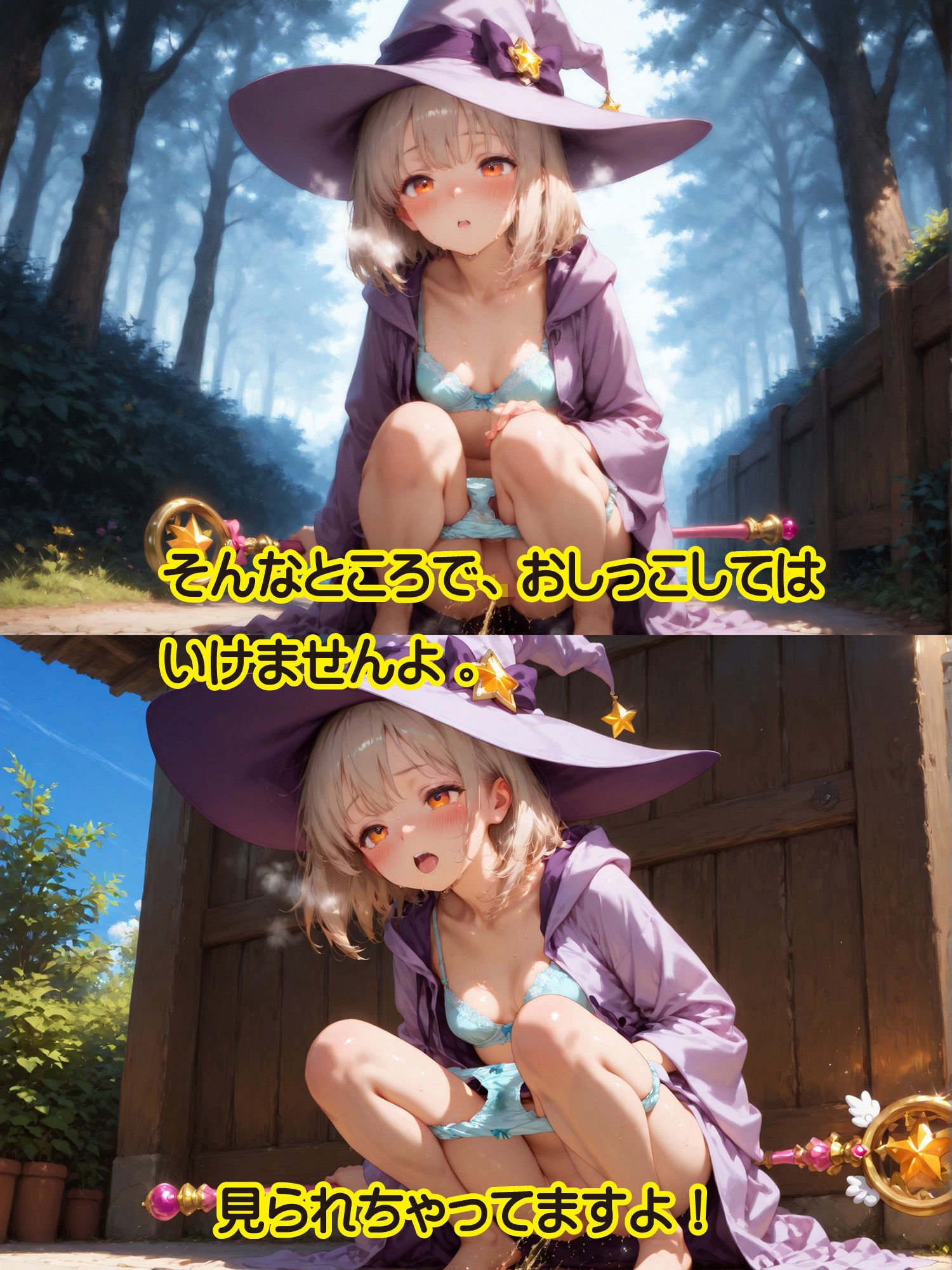 魔法使いモクさんの、とても見せられない一日  138枚＋おまけ20枚 - サンプル画像 3