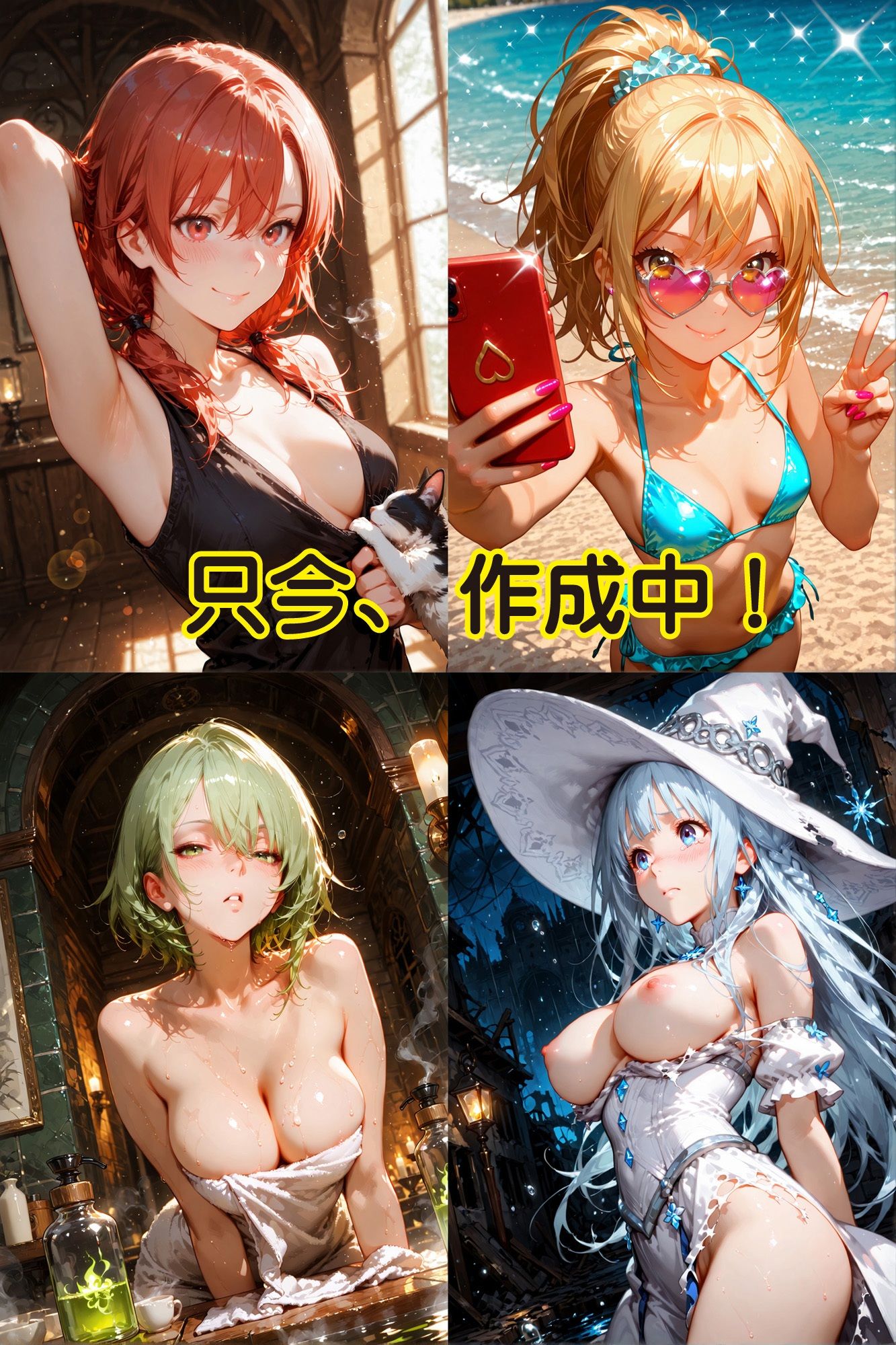 魔法使いモクさんの、とても見せられない一日  138枚＋おまけ20枚 - サンプル画像 10