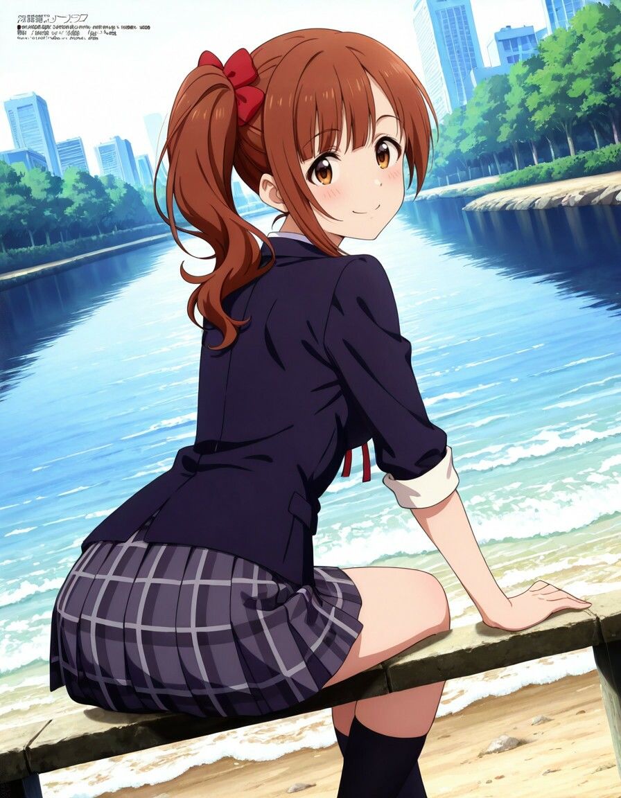 デレマス 五十嵐響子 制服 おま〇こクパァ オナニー クンニ 潮吹き - サンプル画像 3