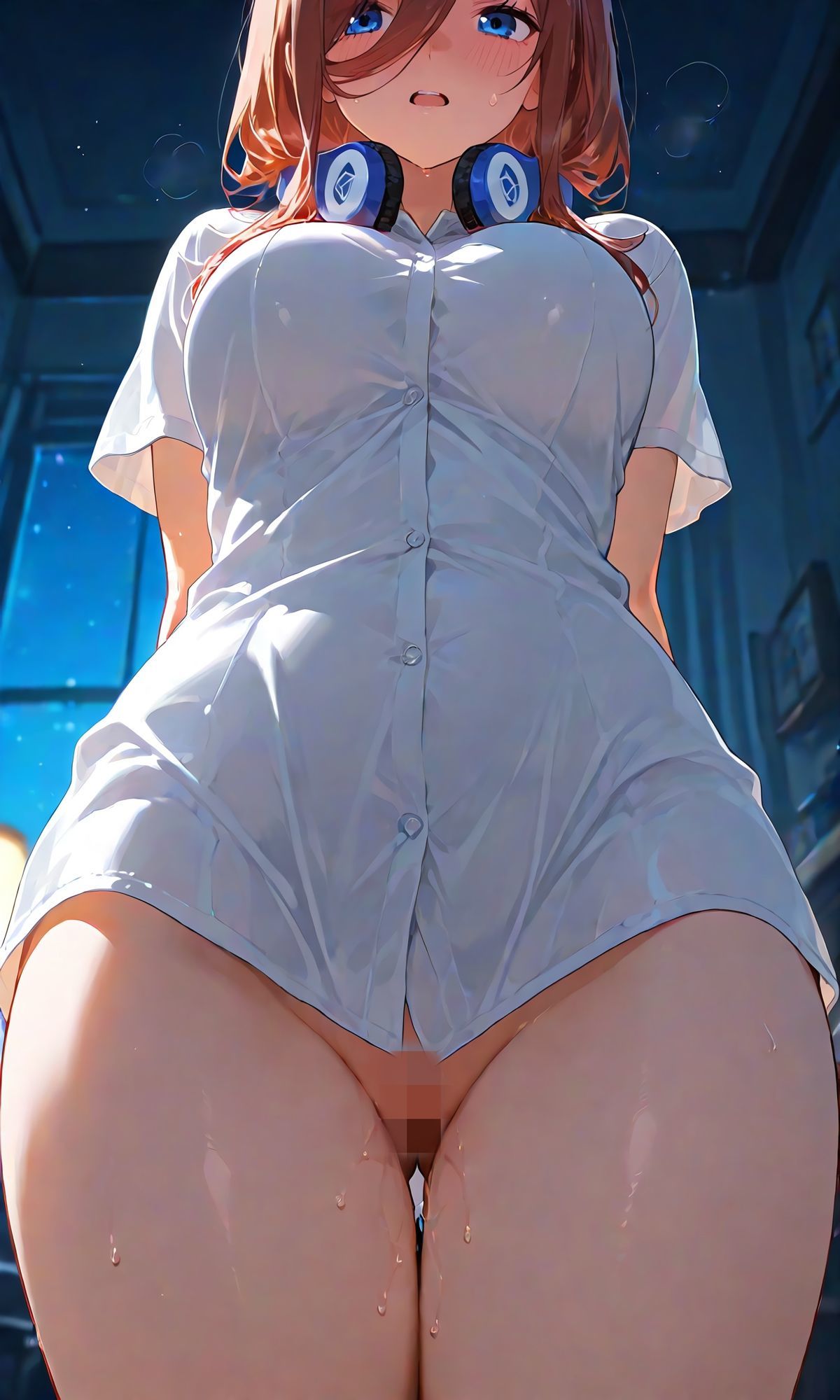 三玖と彼シャツえっち/CG261枚 - サンプル画像 5