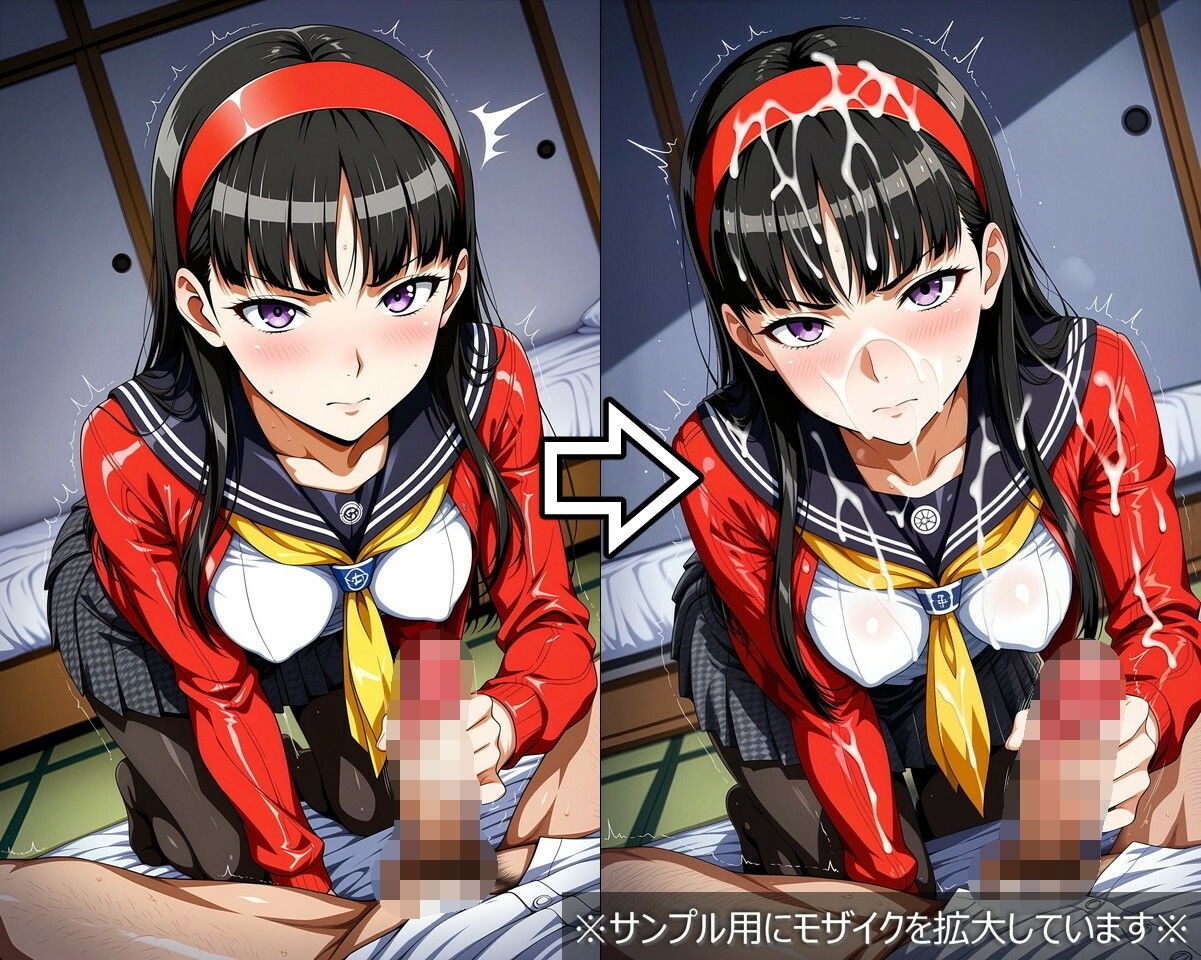 ［aie4xのゲームヒロインCG集］天◯雪子（制服） - サンプル画像 3