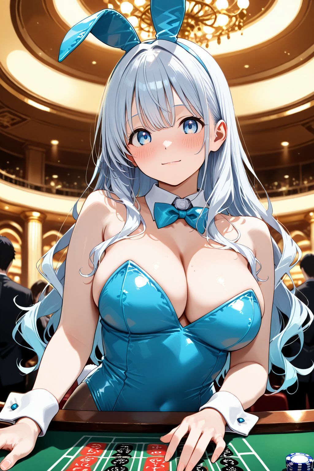 ディーラーに勝利するとバニーガールに中だしできるカジノに潜入してみた件 3 - サンプル画像 1